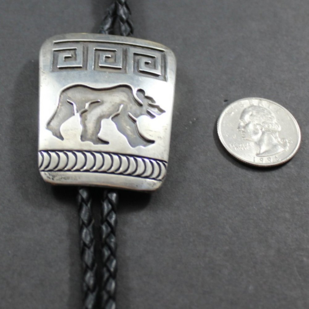 Unsigned Walking Bear Bolo Southwestern - Picture 2 of 6